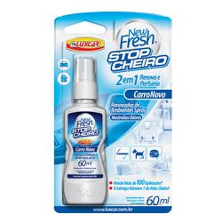 Stop Cheiro New Fresh Carro Novo Spray 60ml Luxcar - Avenida Acessorios