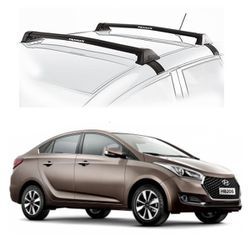 Rack de Teto New Wave HB20 Sedan 2015 a 2019 Eqmax - Avenida Acessorios