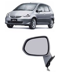 Retrovisor Fit 2003 a 2008 Elétrico sem Pintura Es... - Avenida Acessorios