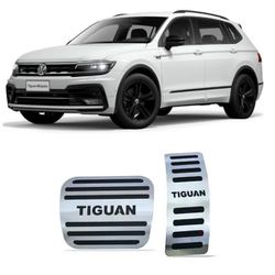 Pedaleira Tiguan Automático 2018/ Aço Inox GPI - Avenida Acessorios