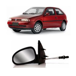 Retrovisor Gol 1995 a 1999 2 Portas Esquerdo com C... - Avenida Acessorios