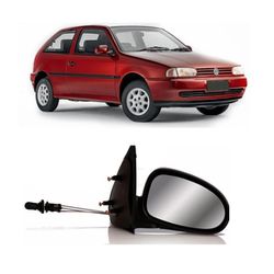 Retrovisor Gol 1995 a 1999 2 Portas Direito com Co... - Avenida Acessorios