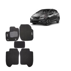 Tapete em Carpete New Fit 2015/ Preto Flash - Avenida Acessorios