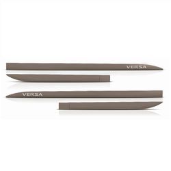 Kit Friso Lateral Slim Versa Cinza Titanium Flash - Avenida Acessorios
