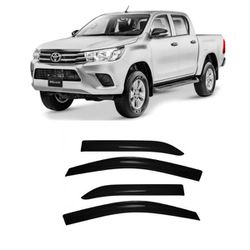 Calha de Chuva Defletor Hilux Cabine Dupla 2016 a ... - Avenida Acessorios