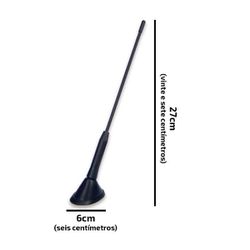 Antena Decorativa de Teto Preta Shekparts - Avenida Acessorios