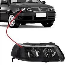 Farol Gol G3 2000 a 2005 Direito Foco Duplo Mascar... - Avenida Acessorios