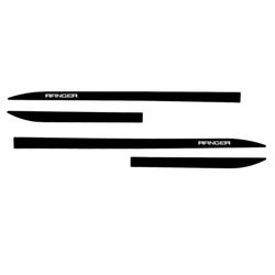 Kit Friso Lateral Slim Ranger Cab. Dupla 2013/ Pre... - Avenida Acessorios