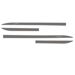 Kit Friso Lateral Slim HB20 2013/ Cinza Silk com N... - Avenida Acessorios