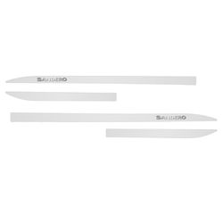 Kit Friso Lateral Slim Sandero 2011/ Branco Neige ... - Avenida Acessorios