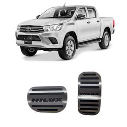 Pedaleira Hilux Automático Aço Inox GPI - Avenida Acessorios
