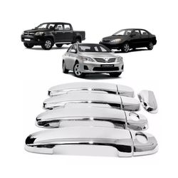 Aplique Capa Maçaneta Hilux 05/15 Corolla 02/14 Fi... - Avenida Acessorios