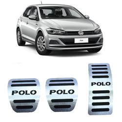 Pedaleira Polo Manual 2018 / Aço Inox GPI - Avenida Acessorios