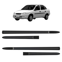 Kit Friso Lateral Corsa 1998 a 2002 Classic 2003 a... - Avenida Acessorios
