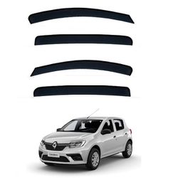 Calha de Chuva Defletor Sandero 2015 a 2025 e Step... - Avenida Acessorios
