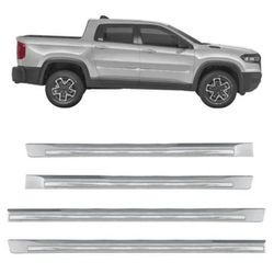 Kit Friso Lateral Rampage Prata Billet Modelo Orig... - Avenida Acessorios