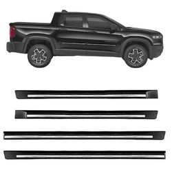 Kit Friso Lateral Rampage Preto Diamond Modelo Ori... - Avenida Acessorios