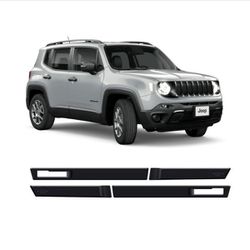 Kit Friso Lateral Renegade 2015 a 2020 Preto Sanfr... - Avenida Acessorios