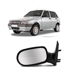 Retrovisor Uno 2006 a 2012 4 Portas Esquerdo Fixo ... - Avenida Acessorios