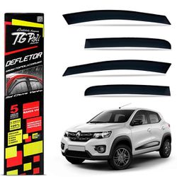 Calha de Chuva Kwid 2017 a 2025 4 Portas TG Poli - Avenida Acessorios