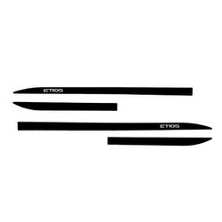 Kit Friso Lateral Slim Etios 2012 a 2023 Preto Inf... - Avenida Acessorios