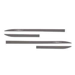 Kit Friso Lateral Slim Corolla 2008/ Cinza Granito... - Avenida Acessorios