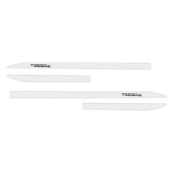 Kit Friso Lateral Slim Tiggo 8 2021/ Branco Peroli... - Avenida Acessorios