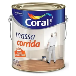 Massa Corrida 3,6 Litros Coral - 01992 - AZEVEDO TINTAS E EQUIPAMENTOS