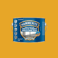 Hammerite 2,4 Litros Amarelo Coral - 08976 - AZEVEDO TINTAS E EQUIPAMENTOS