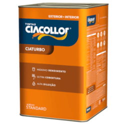 Tinta Ciaturbo 18Litros Branco Ciacollor - 15869 - AZEVEDO TINTAS E EQUIPAMENTOS