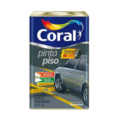 Tinta Pinta Piso 18L Coral - V0013 - AZEVEDO TINTAS E EQUIPAMENTOS