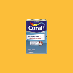 Tinta Rende Muito Fosco 16L Coral - V0079 - AZEVEDO TINTAS E EQUIPAMENTOS
