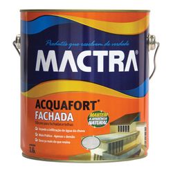 Acquaforte Silicone 3,6Litros Mactra - 03087 - AZEVEDO TINTAS E EQUIPAMENTOS