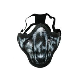 Mascara Proteção Airsoft - Tela de Metal - Meia Fa... - Airsoft e Armas de Pressão Azsports 