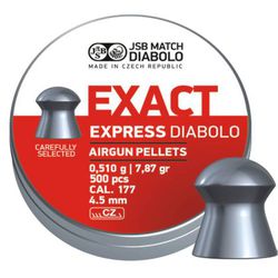 Chumbinhos JSB Exact Express 4,5mm Peso médio: 0,5... - Airsoft e Armas de Pressão Azsports 
