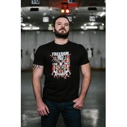 Camiseta Knife Skull Freedom - camiseta tiro espor... - Airsoft e Armas de Pressão Azsports 