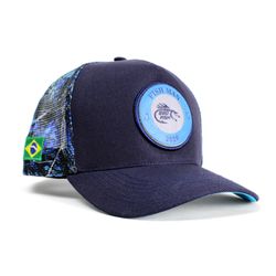 Boné Masculino Esporte Pesca Aba Curva Bad Fish Ma... - Bad Fish