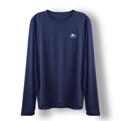Camisa Manga Longa Masculina Dry Fit Bad Fish - Az... - Bad Fish