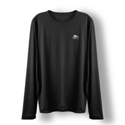 Camisa Manga Longa Masculina Dry Fit Bad Fish - Pr... - Bad Fish