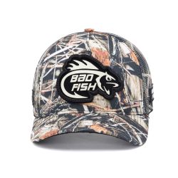 Boné Masculino Esporte Pesca Aba Curva Bad Fish Ga... - Bad Fish