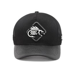Boné Masculino Esporte Pesca Aba Curva Bad Fish Pr... - Bad Fish