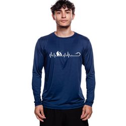 Camisa Manga Longa Masculina Dry Fit Bad Fish - An... - Bad Fish