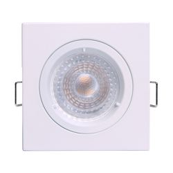 SPOT LED QUADRADO DE EMBUTIR BRANCO 3,3W 3000K - L... - BA Elétrica - Sua Loja de Materiais Elétricos em Manaus