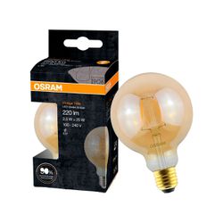 LÂMPADA VINTAGE FILAMENTO LED GLOBE 2,5W BIVOLT - BA Elétrica - Sua Loja de Materiais Elétricos em Manaus