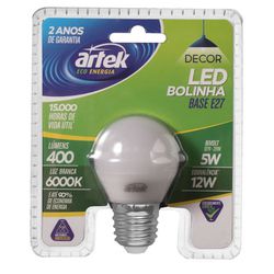 LÂMPADA LED BOLINHA 5W E-27 - BA Elétrica - Sua Loja de Materiais Elétricos em Manaus