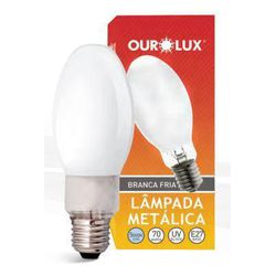 LÂMPADA VAPOR METÁLICO OVAL 400W 220V E-40 BRANCO - BA Elétrica - Sua Loja de Materiais Elétricos em Manaus