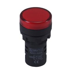 SINALEIRO LED AD22-R VERMELHO 127/220V Ø22MM - BA Elétrica - Sua Loja de Materiais Elétricos em Manaus