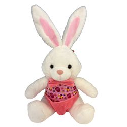 Coelho de Pelúcia com Gravata Sortido Fizzy FEC756... - BAIUCA