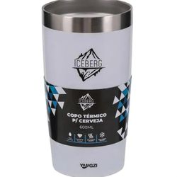 Copo Termico Iceberg INOX 600ML Branco - Yangzi - BAIUCA