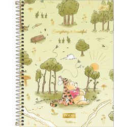 Caderno Connect Pooh 1x1 Universitário Capa Dura -... - BAIUCA